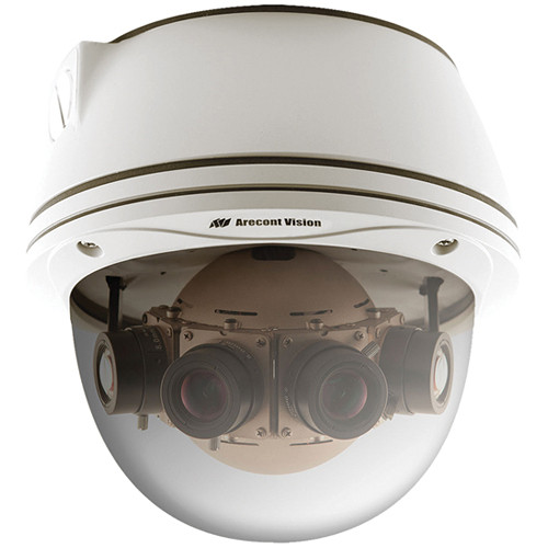 Arecont Vision SurroundVideo Series 20MP Outdoor Dome Camera with 4 Sensors and Heater