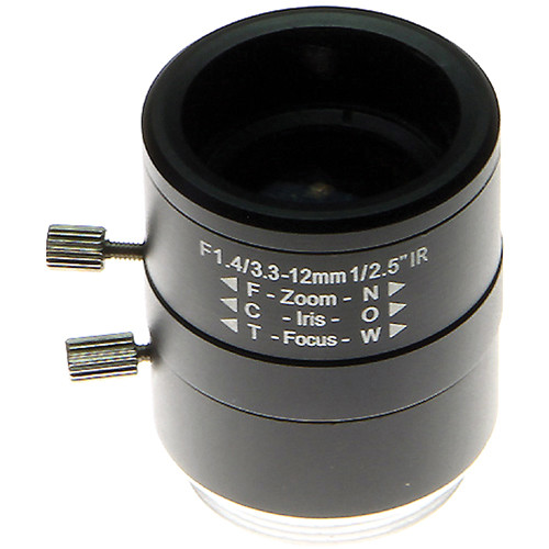 Arecont Vision MPL33-12 3.3 to 12mm Varifocal Lens