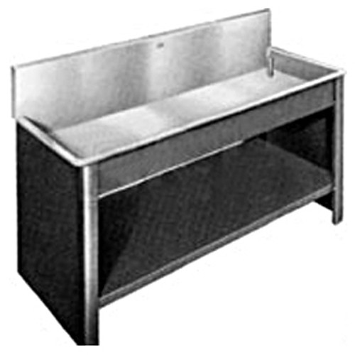 Arkay Black Vinyl-Clad Steel Cabinet for 36x108x10" for Steel Sinks
