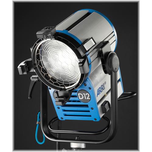ARRI True Blue D12 HMI 1200W Fresnel Head (Black)