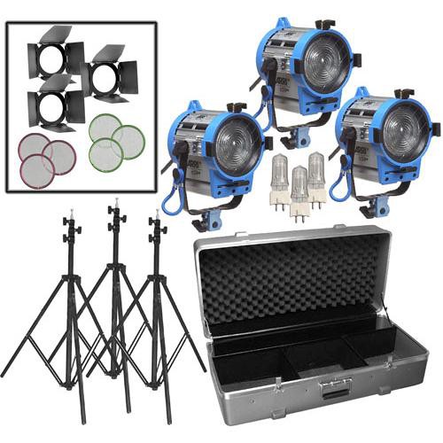 ARRI 650W Fresnel Compact 3-Light Kit