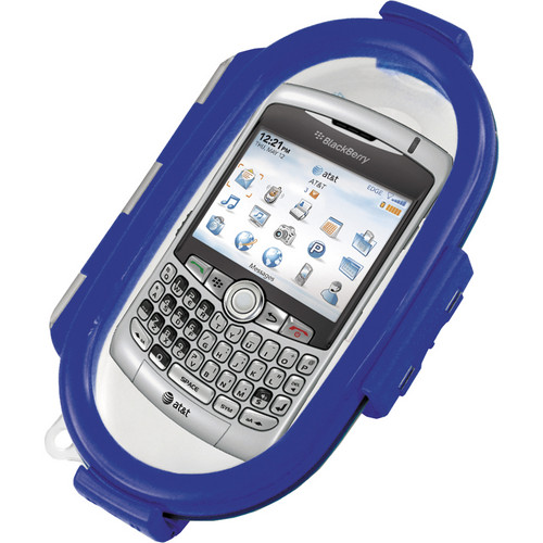 Aryca Whirl Waterproof Push Button Phone Case (Blue)