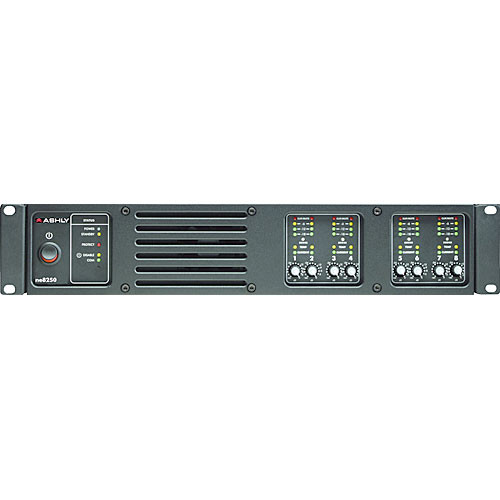 Ashly ne8250.10pe Network-Enabled 250W Eight-Channel 100V Amplifier with DSP
