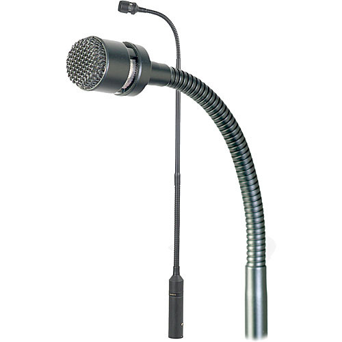 Astatic AS910 Cardioid Condenser Gooseneck Microphone with Rigid Base and Flexible Top (10")