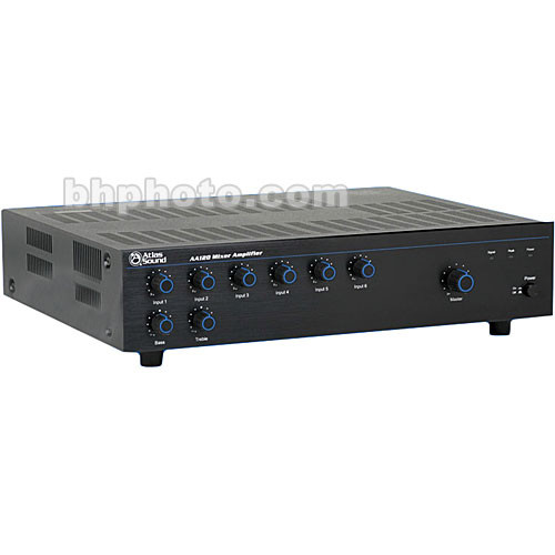 AtlasIED AA120 120W 6-Channel Mixer Amplifier