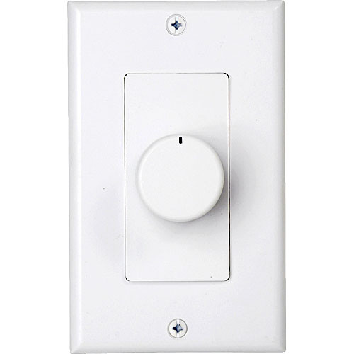 AtlasIED DAT8ST - 50W, 8 Ohm Stereo Wall Attenuator (White)