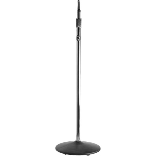 AtlasIED MS-20 Heavy-Duty Microphone Stand with Air Suspension (Chrome)