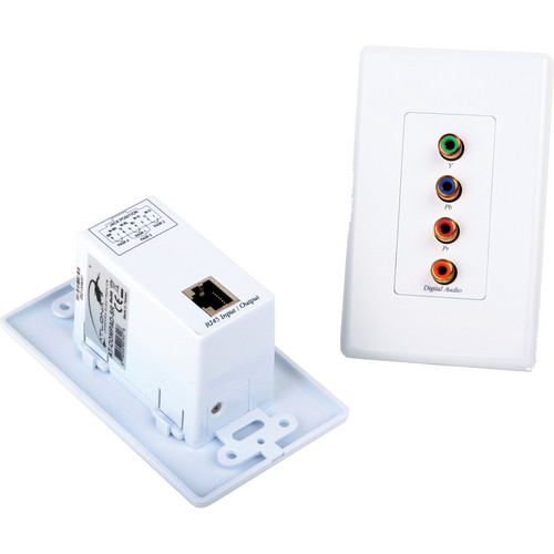 Atlona Component Video with Digital Audio Wall Plate Extension Kit over CAT5