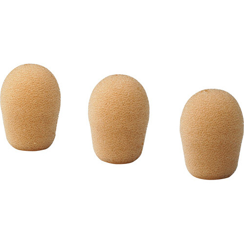 Audio-Technica AT8158 Windscreen (3-Pack) (Beige)