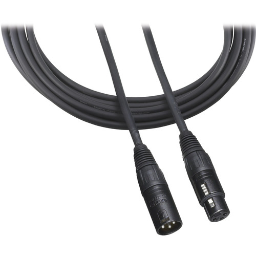 Audio-Technica AT8314 Premium Microphone Cable (25', Black)