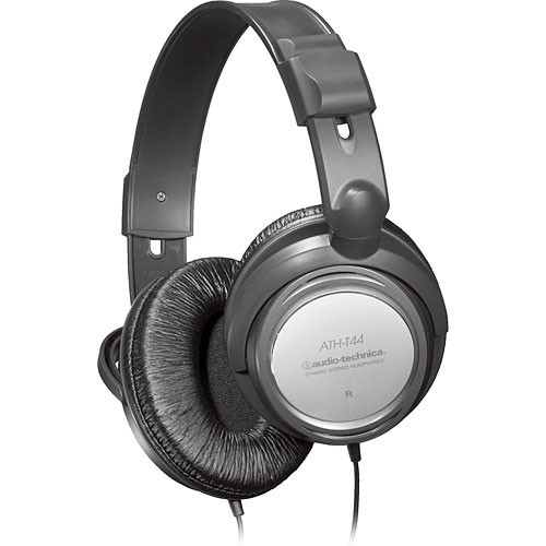 Audio-Technica ATH-T44 - Dynamic Circumaural Closed-Back Stereo Headphones