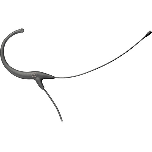 Audio-Technica BP892C MicroSet Subminiature Omnidirectional Headworn Microphone (Black, Unterminated, Pigtail)