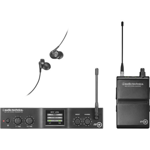 Audio-Technica M2 Wireless In-Ear Monitoring System (Band L: 575.000 to 608.000 MHz)