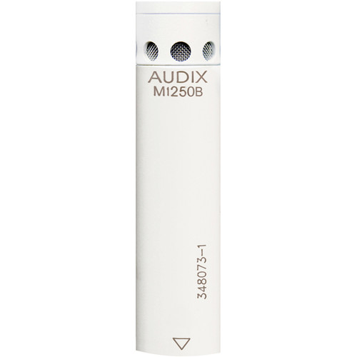 Audix M1250BW-HC Miniaturized Condenser Microphone (Hypercardioid, White)
