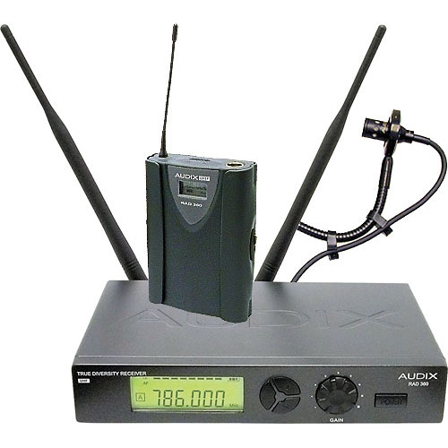 Audix RAD360 Wireless Bodypack Horn Microphone System