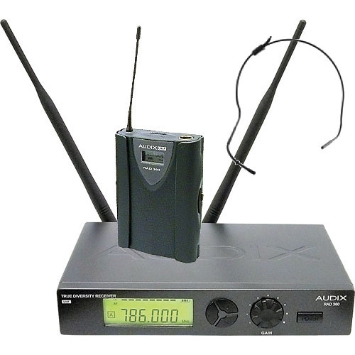 Audix RAD360 Wireless Bodypack Headworn Microphone System (Beige)
