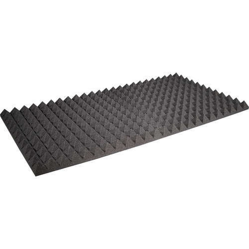 Auralex Studiofoam Pyramid-24 (Charcoal Grey, 12-Pack)
