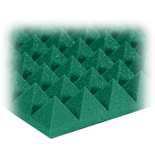 Auralex 2" Studiofoam Pyramid-24 (Forest Green) - 12 Pieces