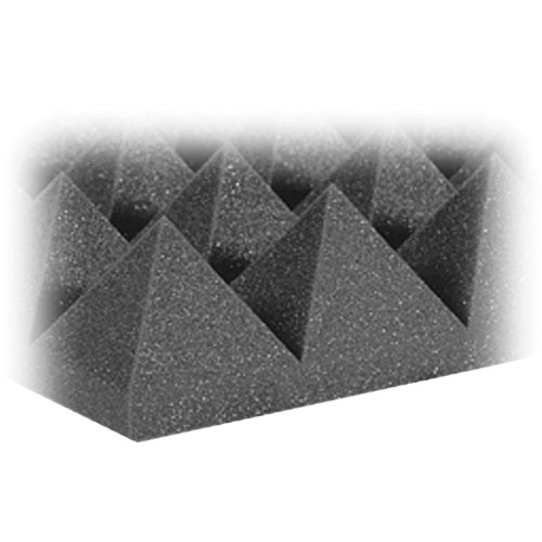 Auralex 4" Studiofoam Pyramid-24 (Charcoal Gray) - 6 Pieces