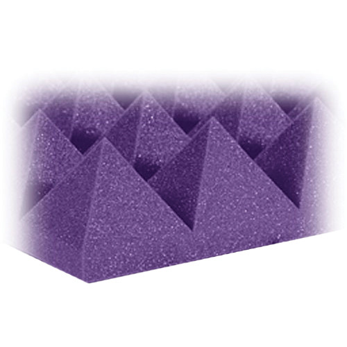 Auralex 4" Studiofoam Pyramid-24 (Purple) - 6 Pieces
