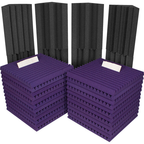 Auralex Project 2 Roominators Kit (Purple/Charcoal)