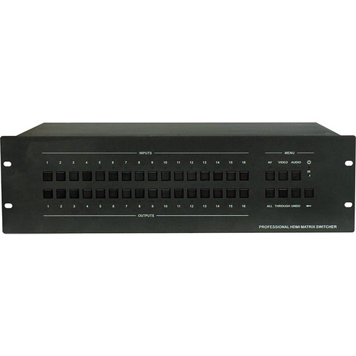 Aurora Multimedia ASP-1616H Matrix Switcher (16 x 16)