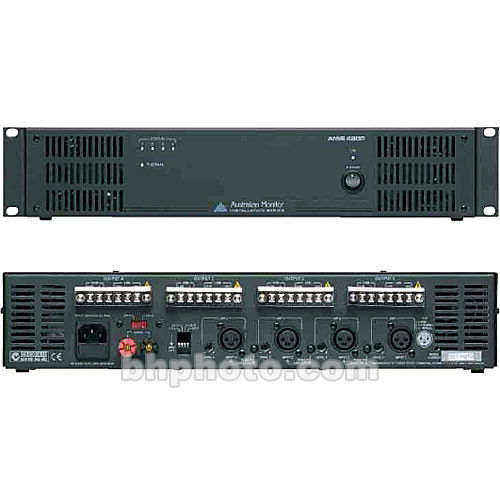 Australian Monitor AMIS480P 4 Channel Power Amplifier (4 x 80W)