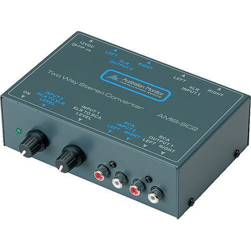 Australian Monitor SC2 Get Up - Balanced and Unbalanced 2-Way Stereo Level Converter
