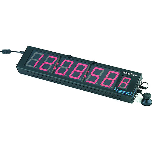 Autoscript Clock Plus LED Timecode Display