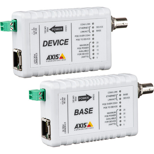 Axis Communications T8640 PoE+ over Coax Adapter Kit