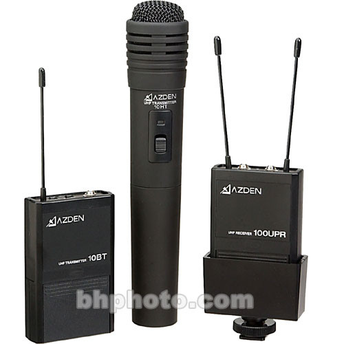 Azden 100LT UHF Wireless Combo Microphone System