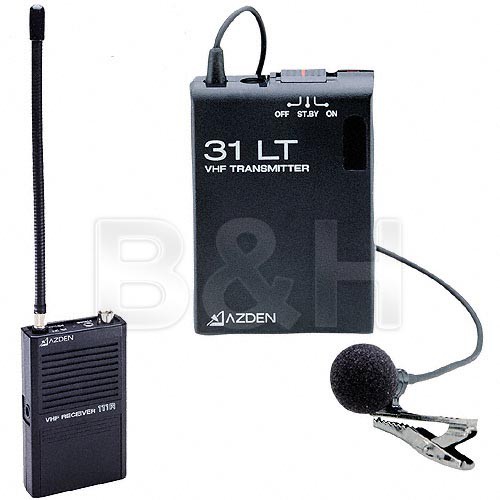 Azden 111LT Producer Series Portable Wireless Lavalier Microphone System