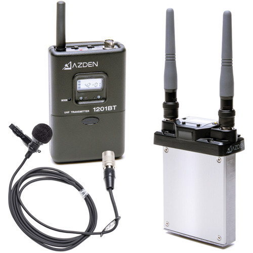 Azden 1201 Series - Slot-In Portable Wireless Lavalier Microphone System