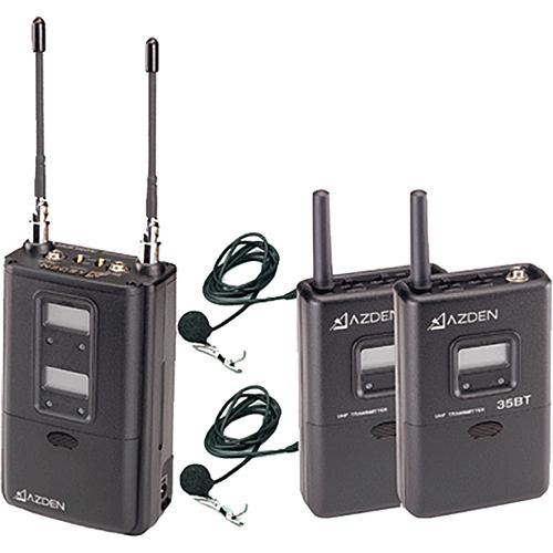 Azden 325ULT Dual-Channel Portable Wireless Microphone System