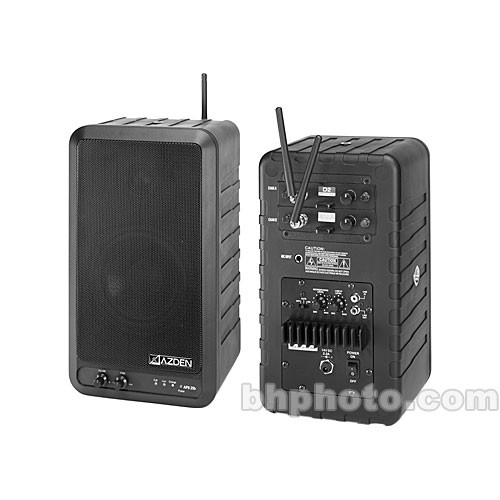Azden APS25B Battery Powered Speaker with Mount Bracket