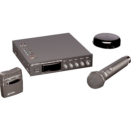 Azden IR-CS Infrared Wireless Microphone and Ceiling Mounted Speaker System for Classrooms (Ceiling Mount Speakers)