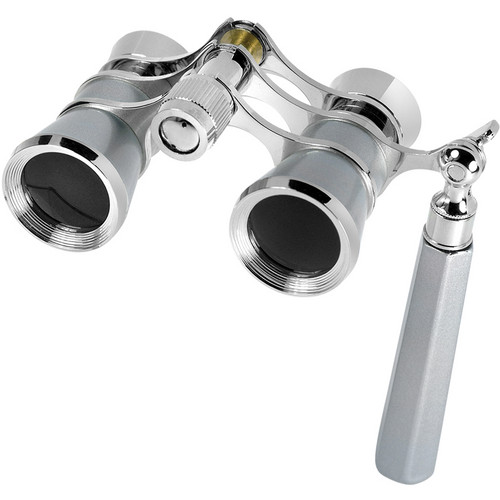 Barska 3x25 Blueline Opera Glasses with Handle (Silver)