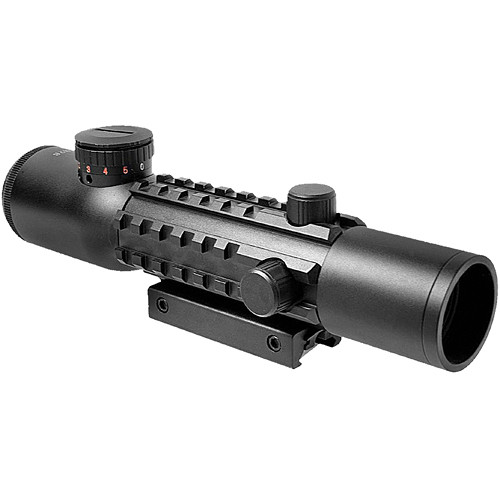 Barska 4x28 Electro Sight Tactical Multi Rail Riflescope (Black Matte)