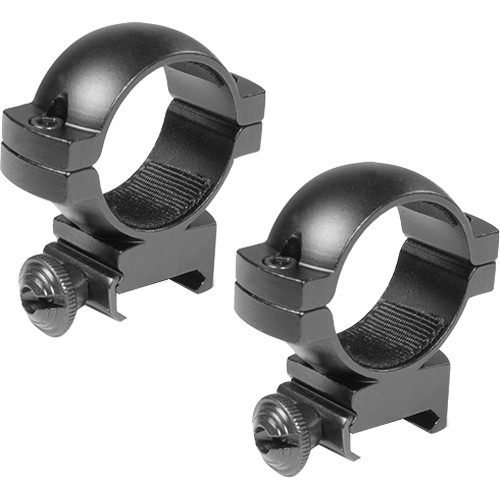 Barska Weaver-Style Rings (30mm, Aluminum, High, Matte Black)