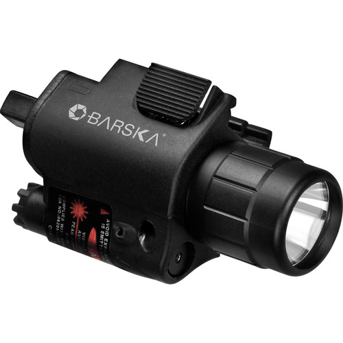 Barska Red Aiming Laser with 160 Lumen Flashlight
