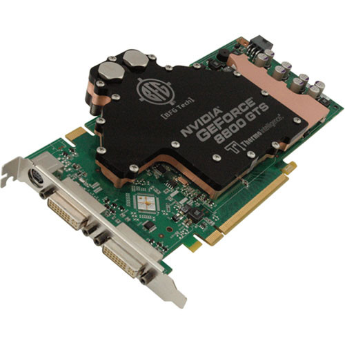 BFG Tech nVIDIA GeForce 8800 GTS OC2 WC PCI Express 2.0 Display Card