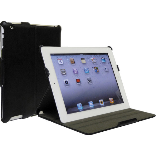 Blurex Slim Leather Folio Case with Built-In Stand for Apple iPad 2