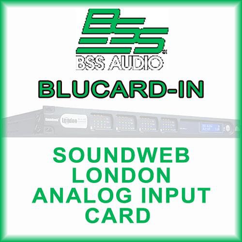 BSS Audio Soundweb London Analog Input Card