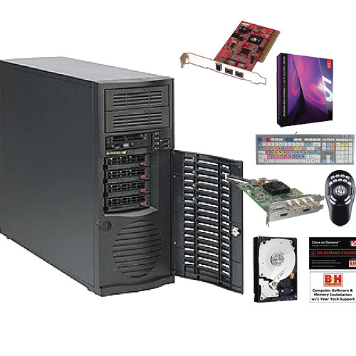 B&H Photo PC Pro Workstation SuperMicro / Adobe Creative Suite 5.5 Production Premium / Blackmagic Design DeckLink HD Extreme 3D Turnkey Production System