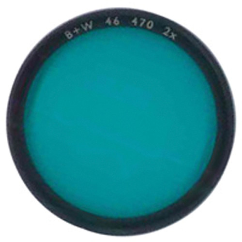 B+W 49mm 470 Blue-Green Glass Filter (Slim)