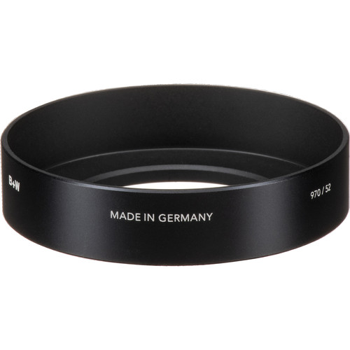 B+W 52mm Screw-In Metal Wide Angle Lens Hood #970