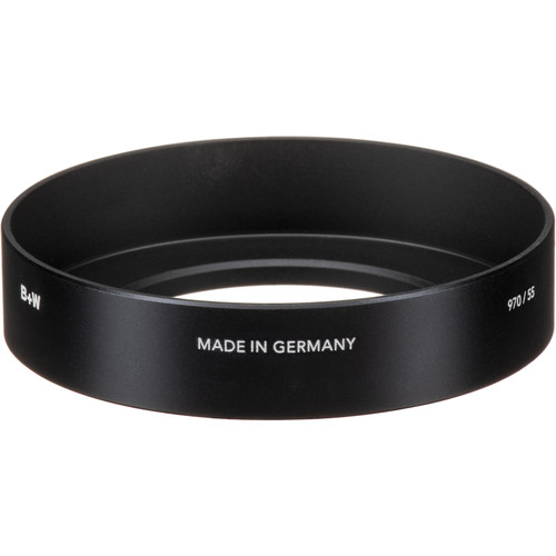 B+W 55mm Screw-In Metal Wide Angle Lens Hood #970