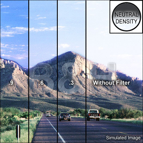B+W 3x6" Graduated Neutral Density Gray 502 Filter