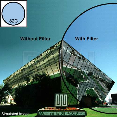 B+W Series 5.5 KB3 Cooling Color Conversion Multi-Coated (MC) Glass Filter