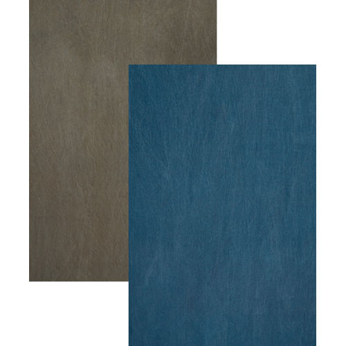 Backdrop Alley Reversible Muslin Backdrop (10 x 12', Blue/Gray)